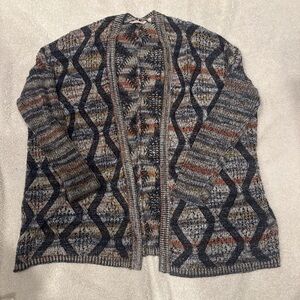 Women's Multicolor Patterned Cardigan